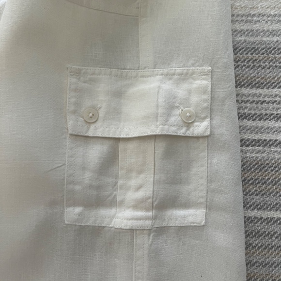 Tommy Bahama white linen pants size 12 - Picture 10 of 11